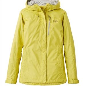 L.L. Bean Trail Model Rain Jacket (Yellow Jasper) (Womens size medium)
